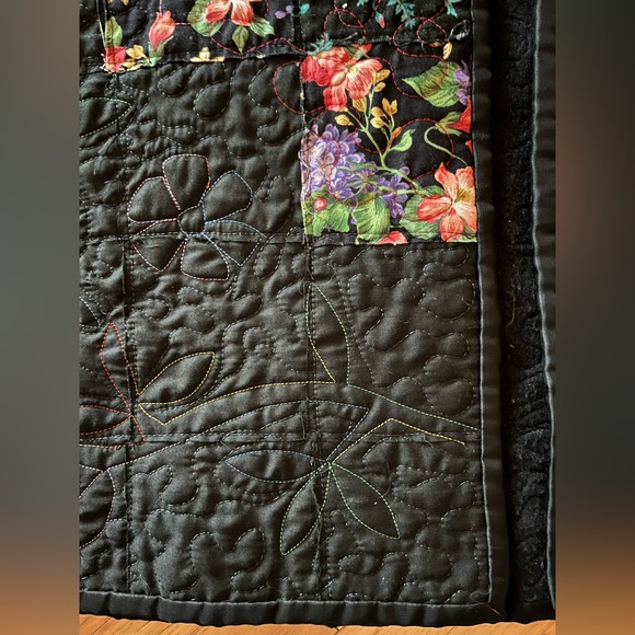 Quilted Boho Style Handmade Jacket, Medium, EUC No Flaws of any Kind - Picture 6 of 7